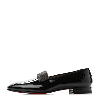 Christian Louboutin Patent Mens Vittorio Loafers 44 Black 1 of 7