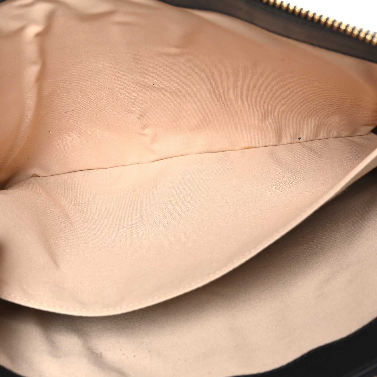 Chloe Calfskin Stripe Flat Pouch Clutch Black 5 of 9