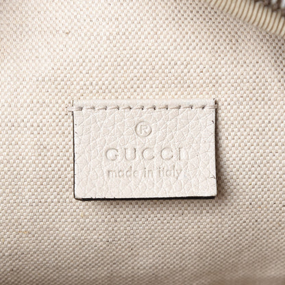 Gucci Grained Calfskin Logo Belt Bag White 6 of 11