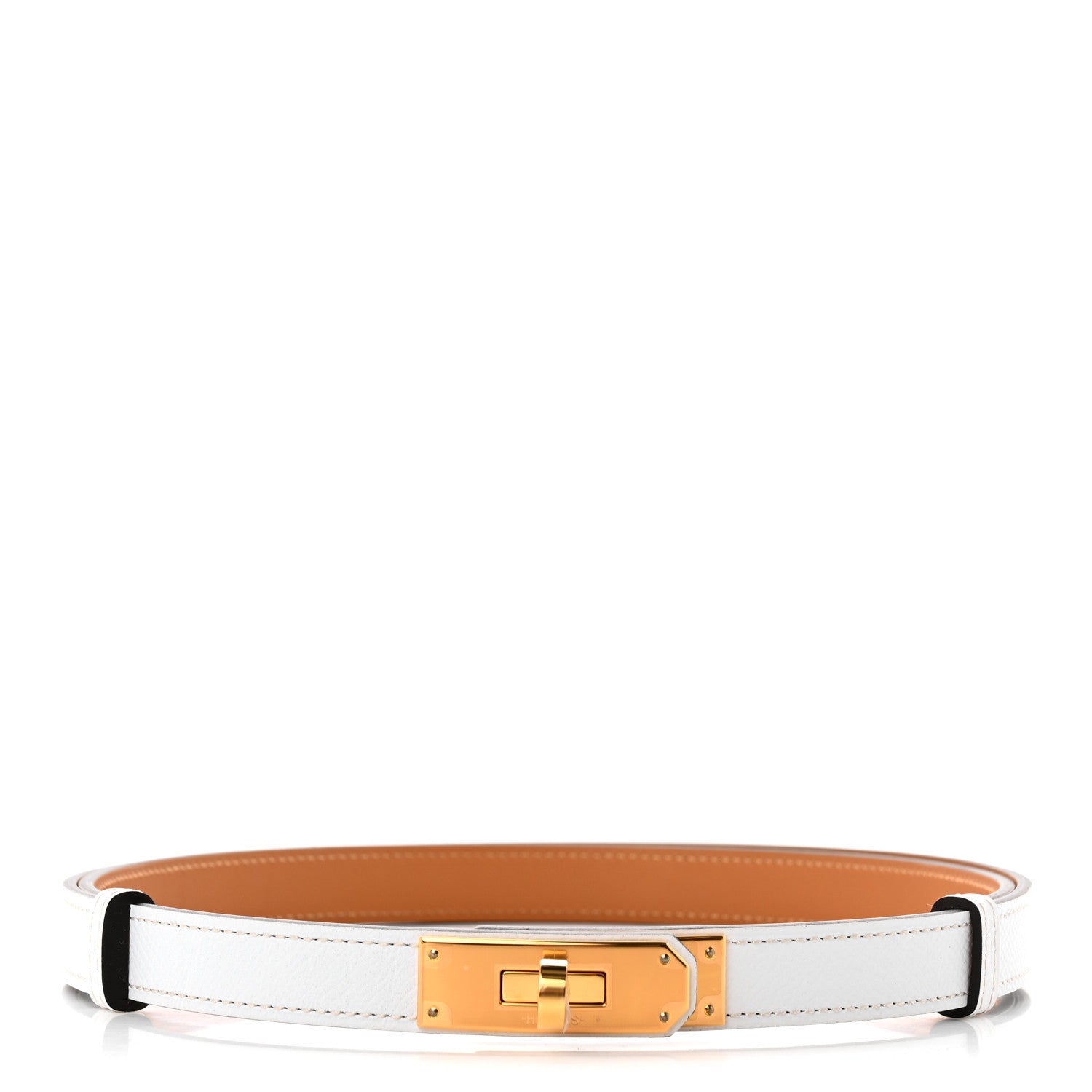 Hermes Epsom Kelly Belt White 1 of 4