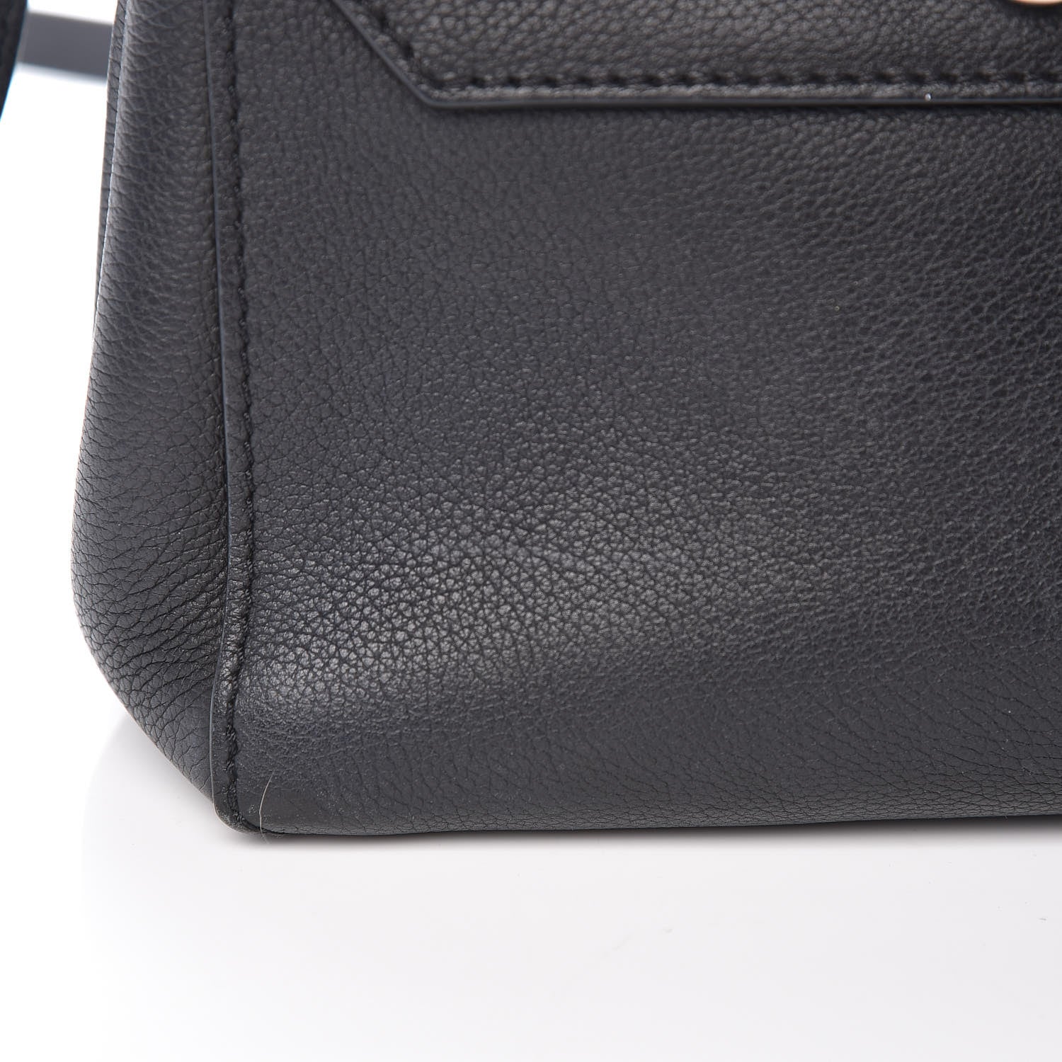 Louis Vuitton Calfskin Lockme II Chain Bag BB Black 10 of 10