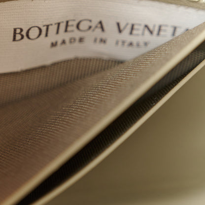 Bottega Veneta Calfskin Maxi Intrecciato Cassette Pouch On Strap Travertine 7 of 10