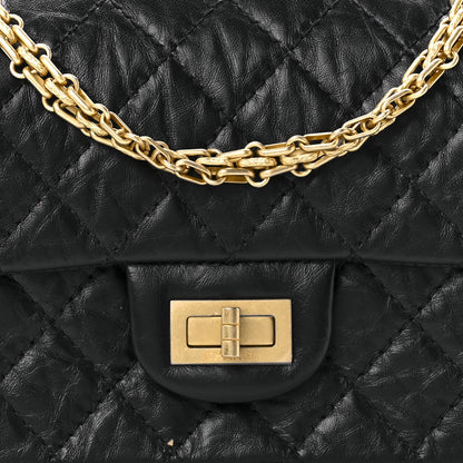 Chanel Aged Calfskin Quilted 2.55 Reissue Mini Flap Black 9 of 13