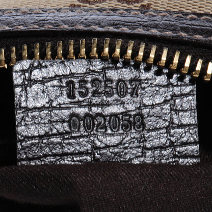 Gucci Monogram Jolicoeur Wristlet Dark Brown 8 of 8