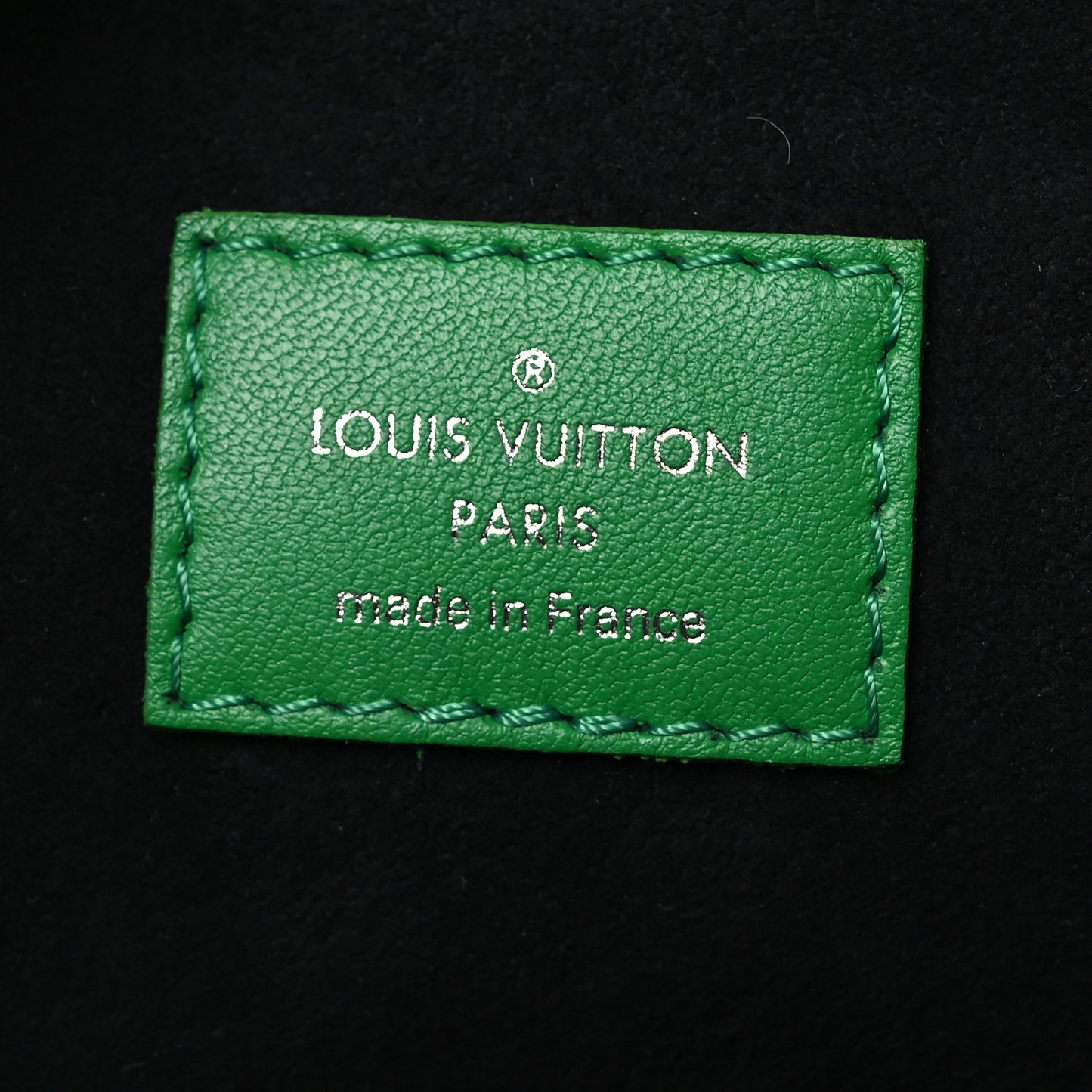 Lambskin Embossed Monogram Coussin PM LV Motion Green