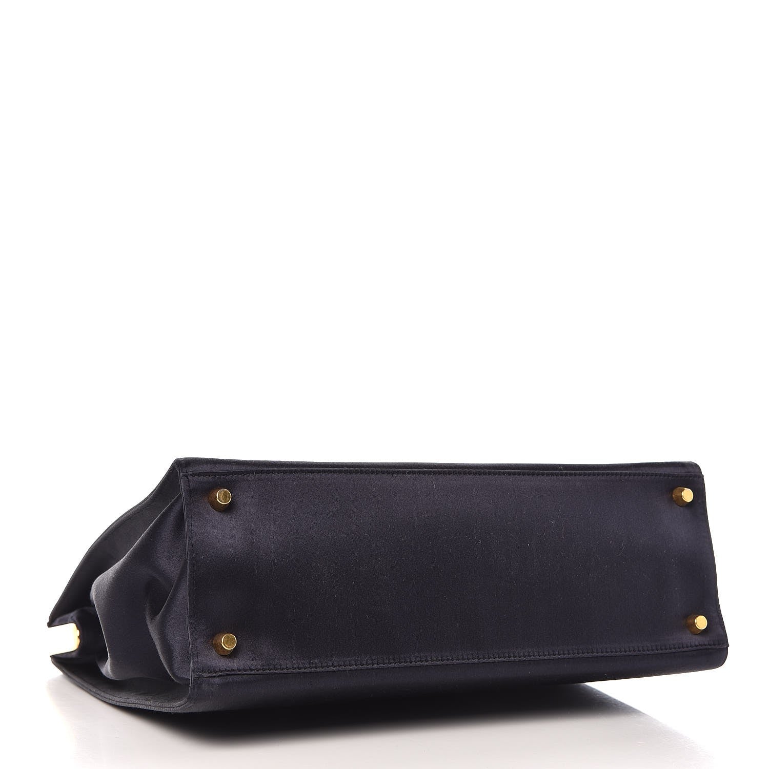 Prada Satin Framed Bag Blue 4 of 7