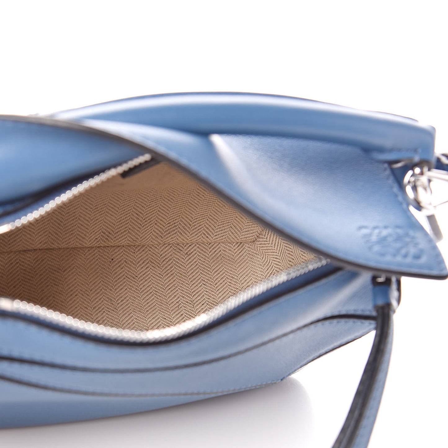 Calfskin Mini Puzzle Bag Blue