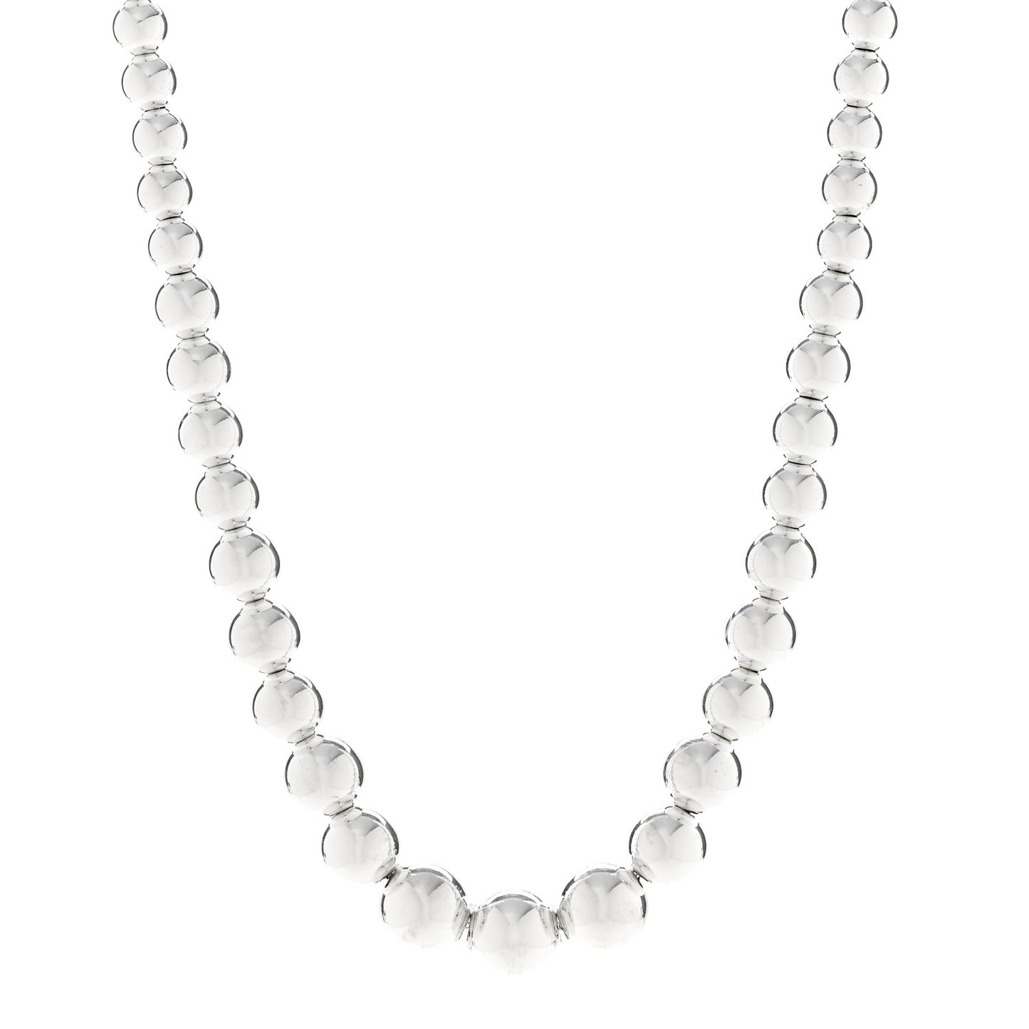 Sterling Silver HardWear Graduated Ball Necklace