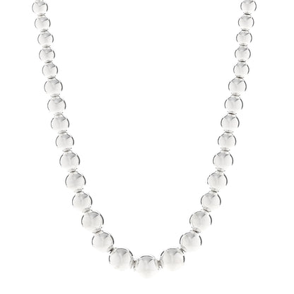 Tiffany Sterling Silver HardWear Graduated Ball Necklace 1 of 5
