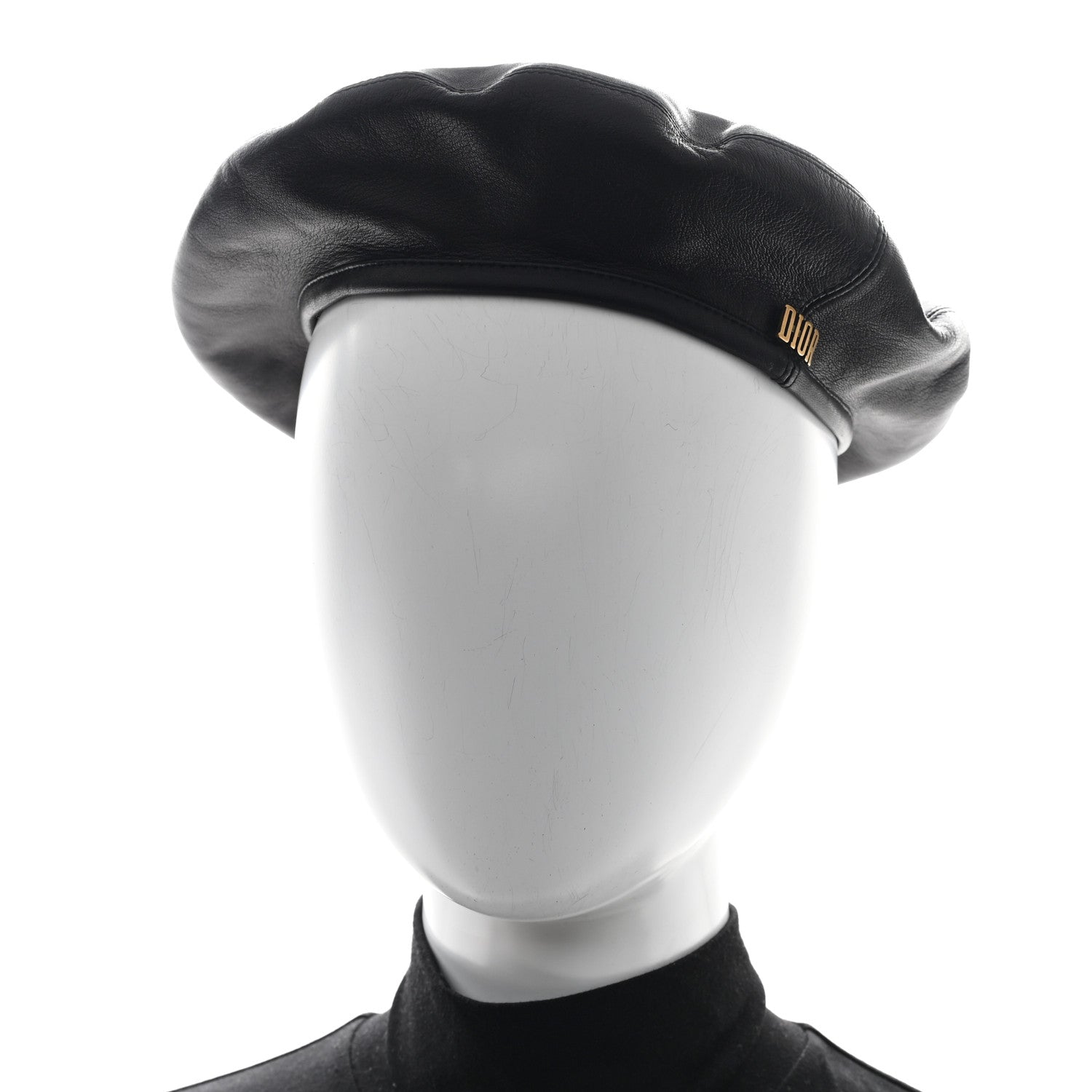 Christian Dior Lambskin D-Dream Beret 58 Black 1760256 – FASHIONPHILE
