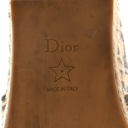 Christian Dior Oblique Embroidered Granville 15mm Espadrilles 35.5 Grey Stone 7 of 10