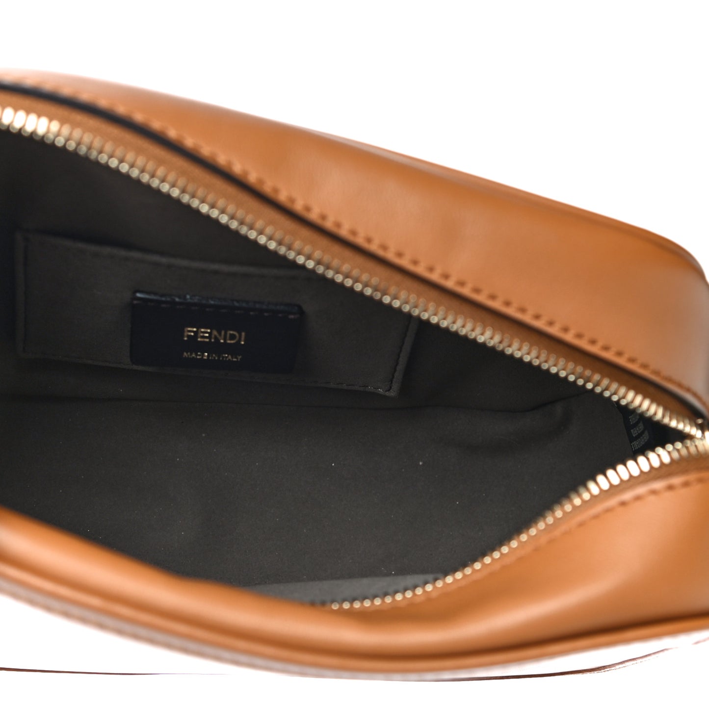 Vitello Century F is Fendi Camera Case Caramello