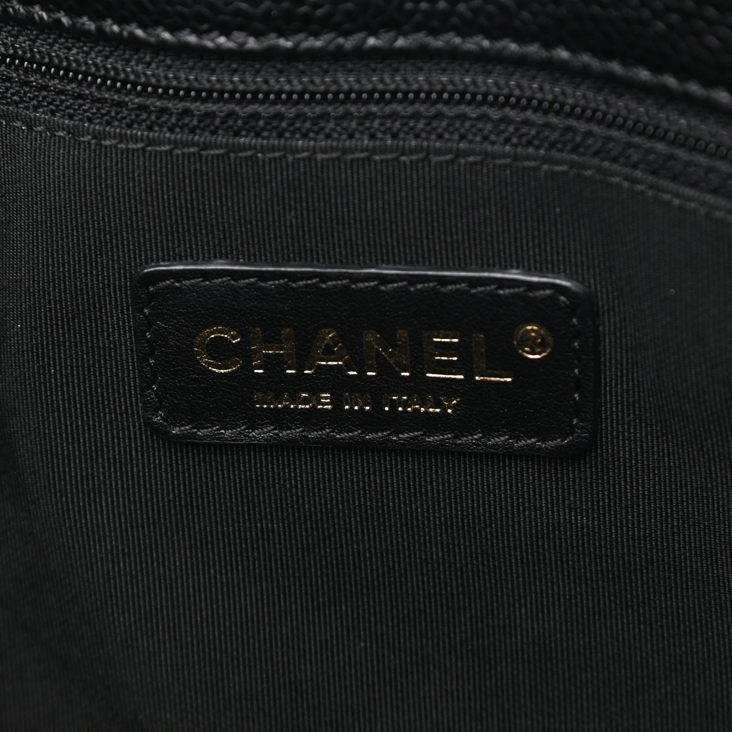 Caviar Quilted Grand Shopping Tote GST Black