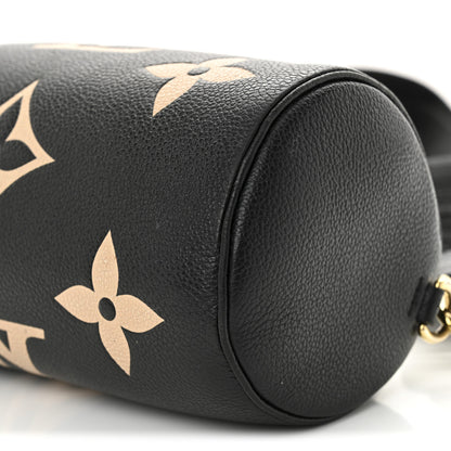 Louis Vuitton Empreinte Monogram Giant Papillon BB Black Beige 10 of 12