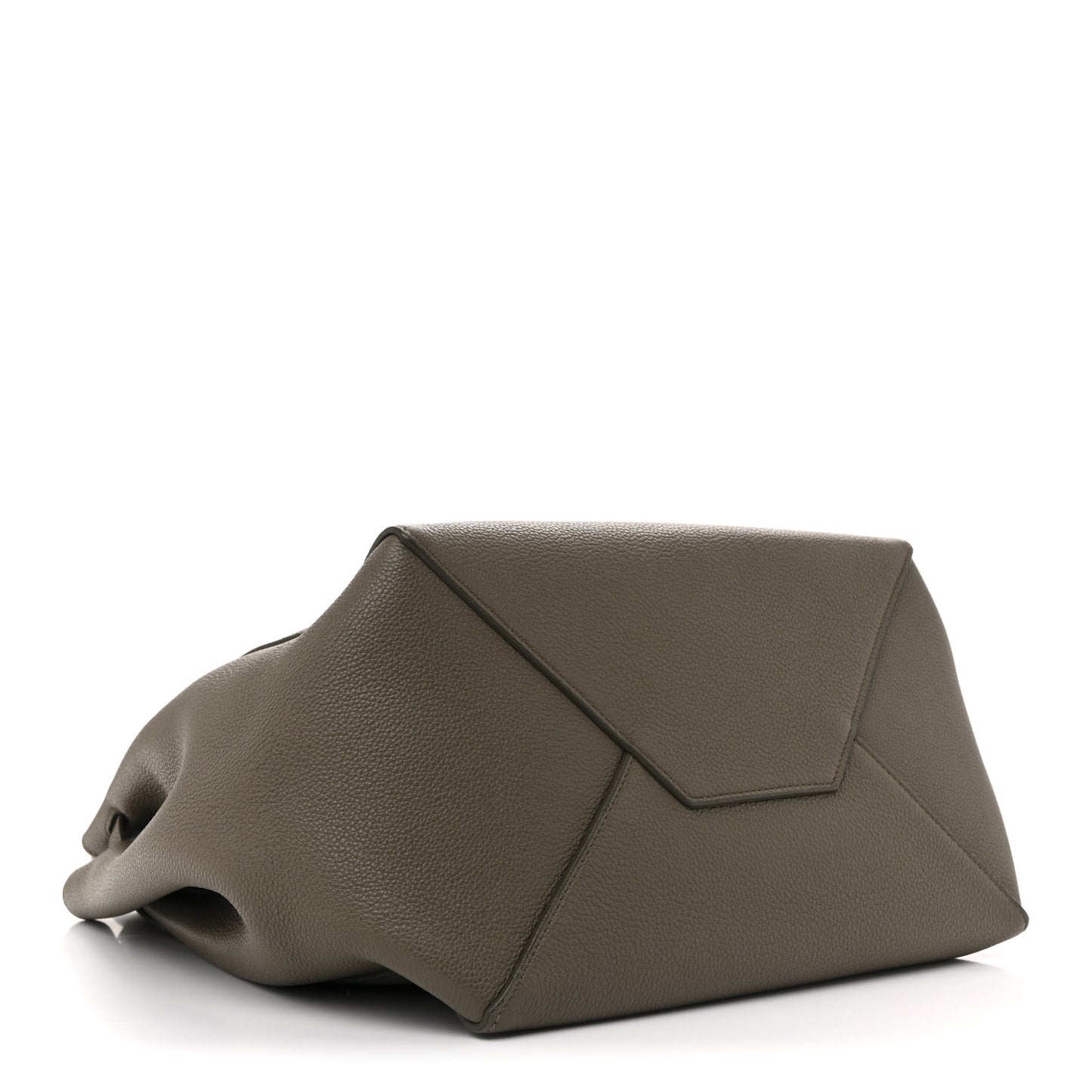 Soft Grained Calfskin Small Belt Cabas Phantom Taupe