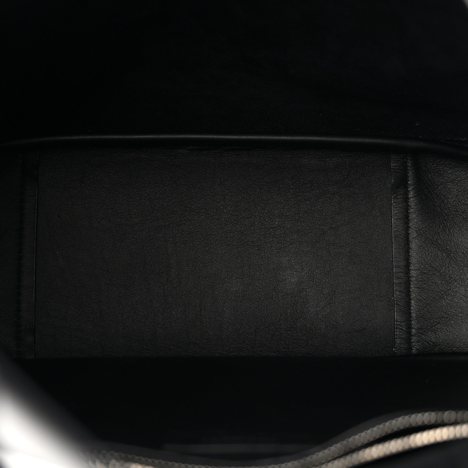 Saint Laurent Smooth Calfskin Large Le 5 A 7 Soft Hobo Black 8 of 21