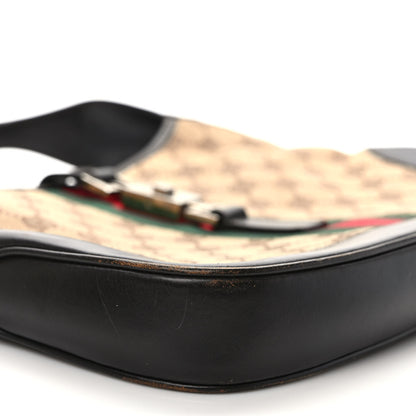 Gucci Monogram Web Jackie O Hobo Dark Brown 10 of 13