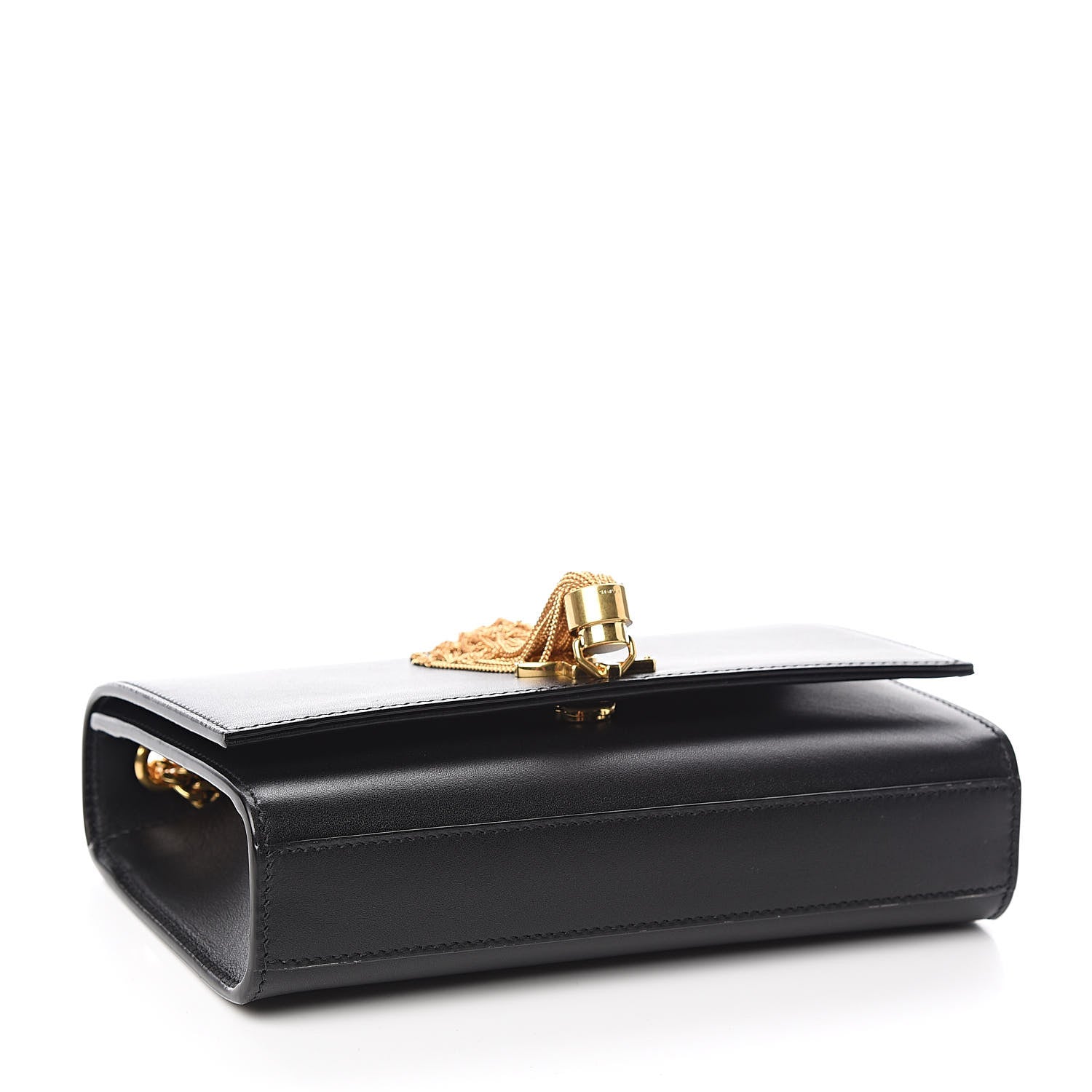 Saint Laurent Calfskin Small Classic Monogram Kate Tassel Satchel Black 4 of 10