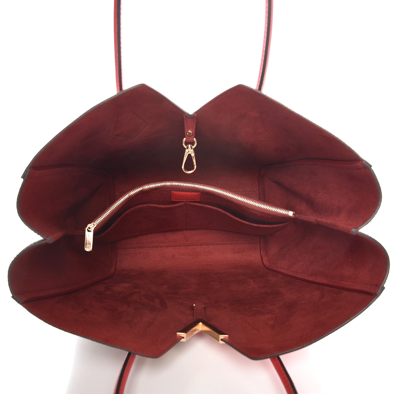 Louis Vuitton Calfskin Monogram Kimono Tote Cherry 5 of 8