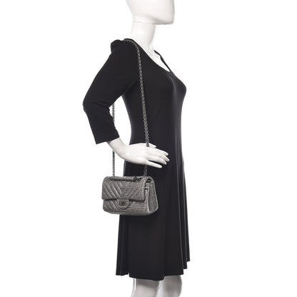 Chanel Metallic Grained Calfskin Chevron Quilted 2.55 Reissue 224 Flap 2 of 9