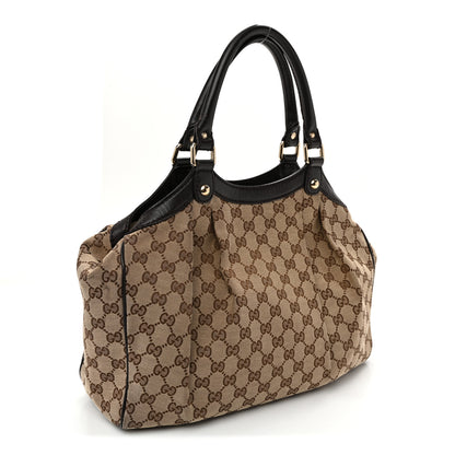 Gucci Monogram Medium Sukey Tote Dark Brown 3 of 14
