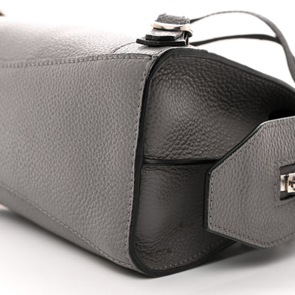 Balenciaga Grained Calfskin Neo Classic Silver Hardware Mini City Dark Grey 9 of 9