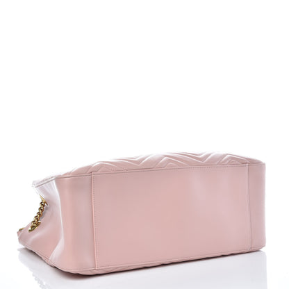 Gucci Calfskin Matelasse Medium GG Marmont Shoulder Tote Bag Perfect Pink 4 of 7