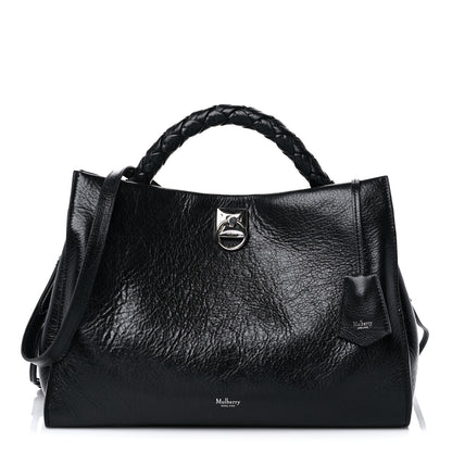 Mulberry Shiny Calfskin Iris Tote Black 1 of 6