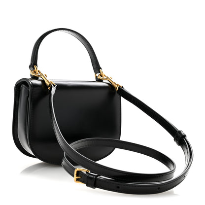Celine Shiny Calfskin Triomphe Mini Besace Clea Black 3 of 14