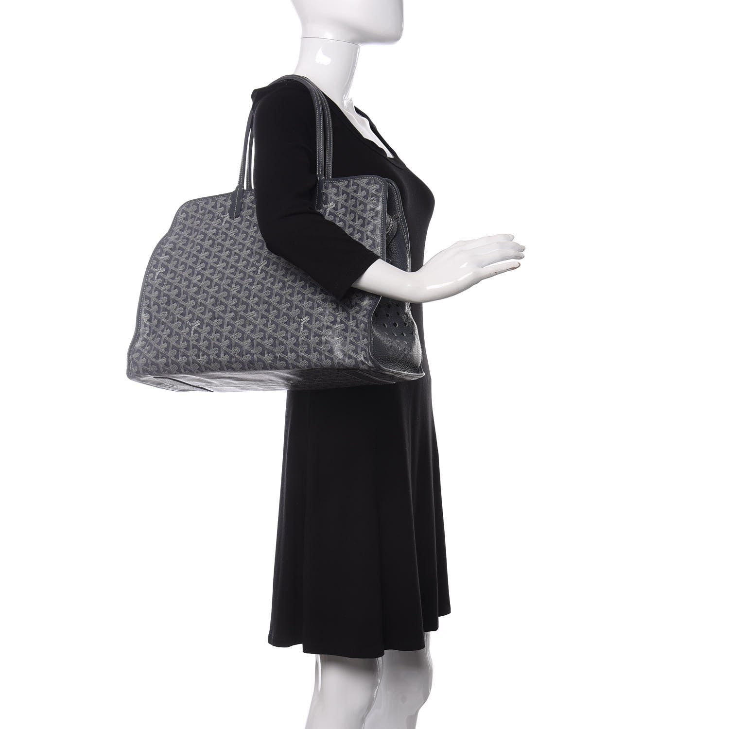Goyard Goyardine Sac Hardy Pet Carrier PM Grey 2 of 15
