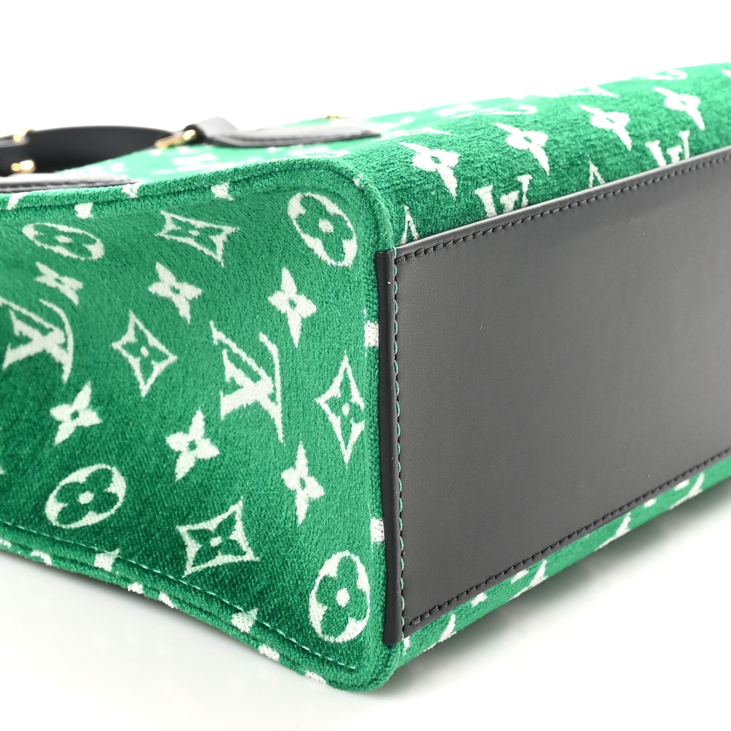 Louis Vuitton Jacquard Velvet Monogram Onthego PM Green 8 of 9