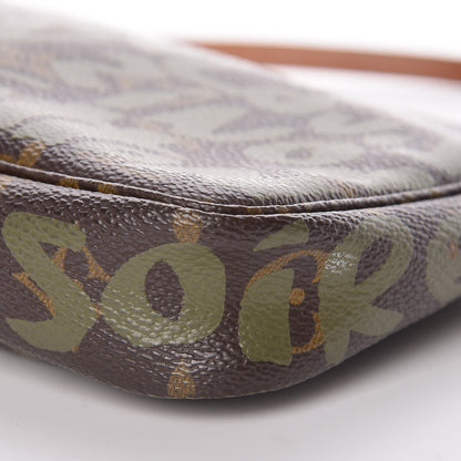 Louis Vuitton Monogram Graffiti Pochette Accessories Kaki 10 of 10