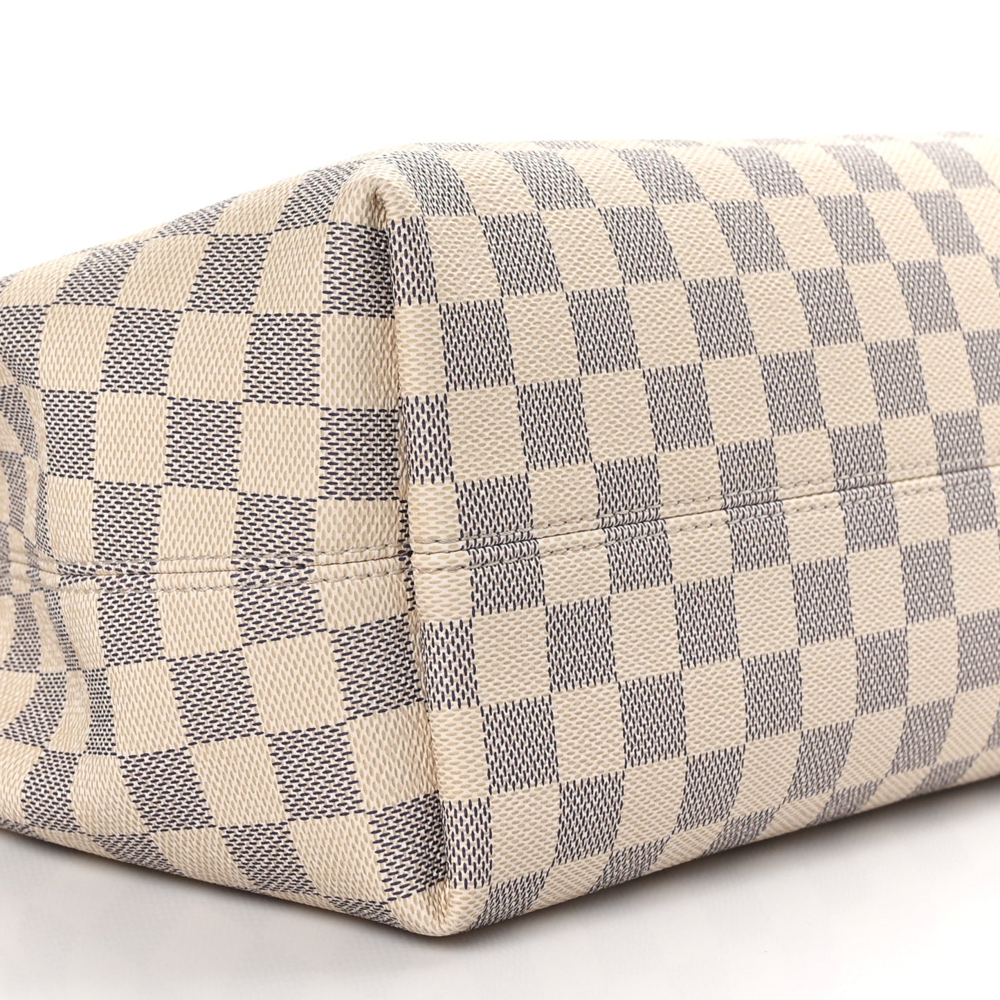 LOUIS VUITTON Damier Azur Graceful MM Rose Ballerine