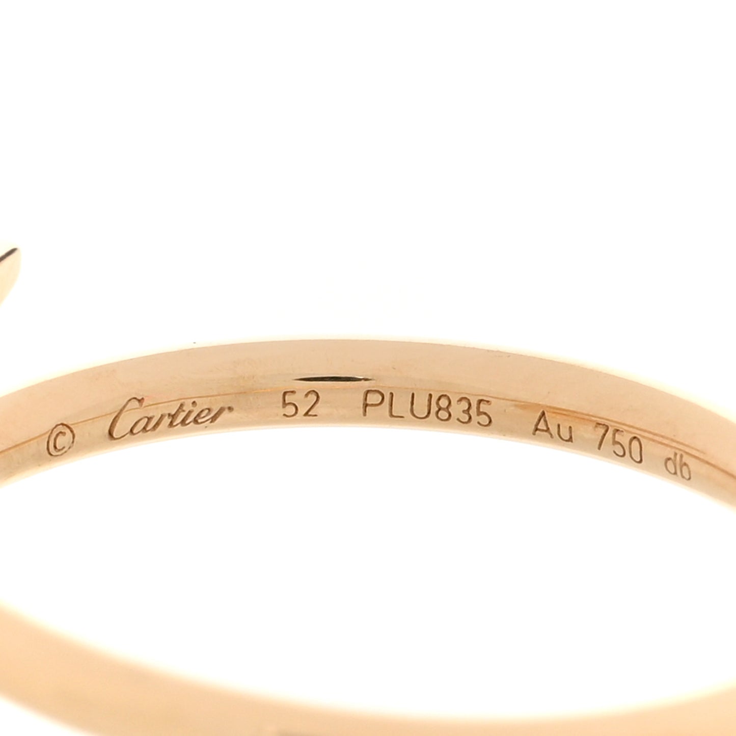 18K Yellow Gold Small Juste Un Clou Ring 52 6