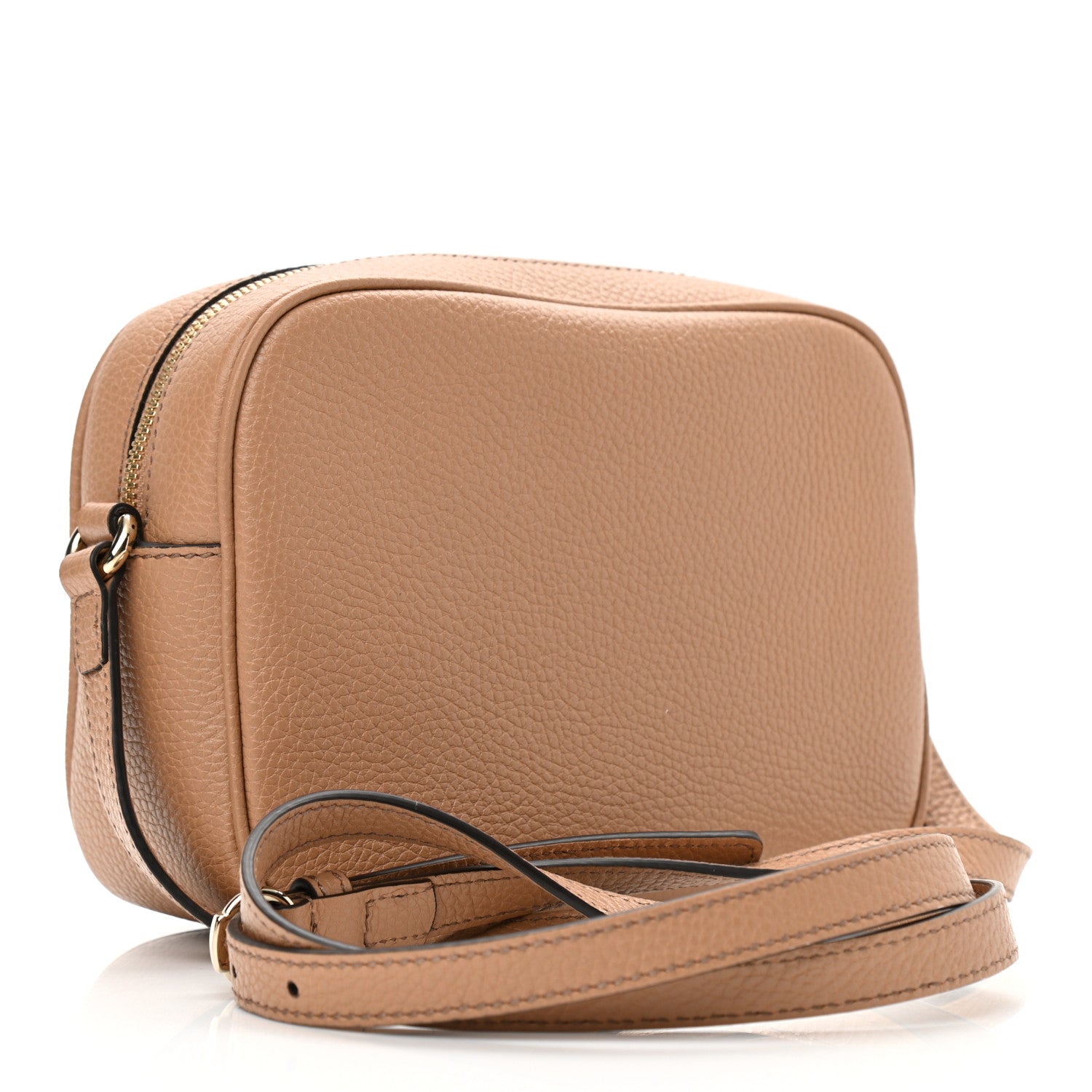 Gucci Pebbled Calfskin Small Soho Disco Bag Camelia 3 of 11