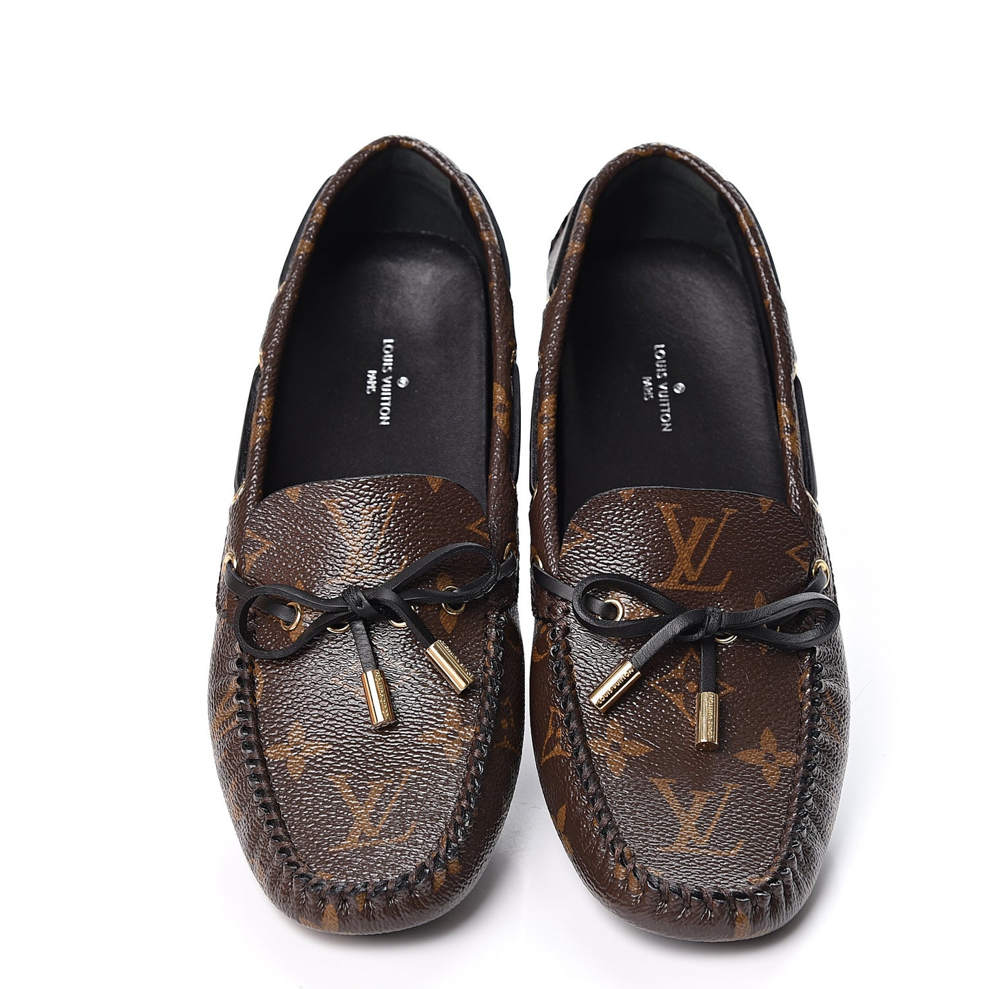 Patent Monogram Gloria Loafers 38