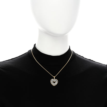Buccellati 18K Yellow White Gold Diamond Ramage Pendant Necklace 2 of 6