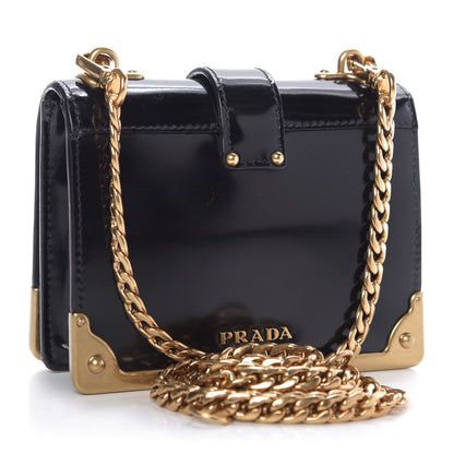 Prada Spazzolato Micro Cahier Bag Black 3 of 7