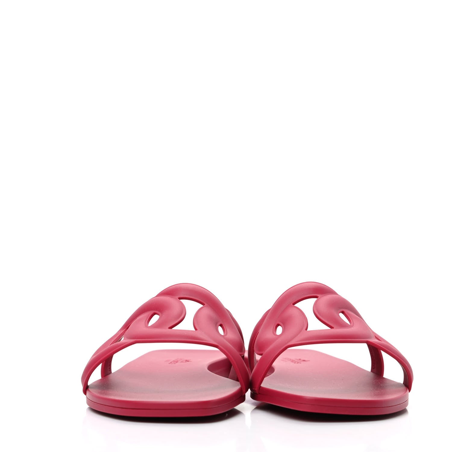 Hermes Rubber Aloha Sandals 38 Rose Baie 2 of 8