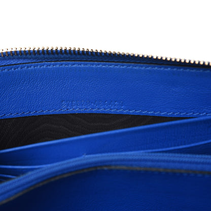 Alexander McQueen Nappa Skull Continental Zip Wallet Blue 5 of 11