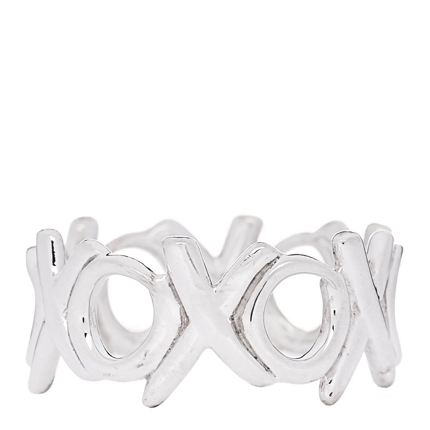 Tiffany Sterling Silver Paloma Picasso Love Kisses Ring 49 4.75 3 of 4