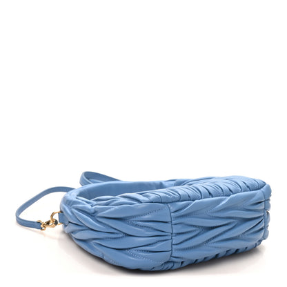 Miu Miu Nappa Matelasse Small Wander Hobo  Onda 4 of 10