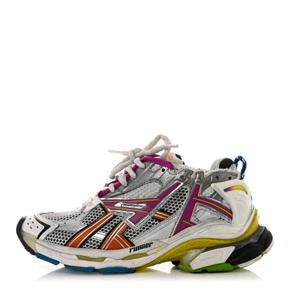 Balenciaga Mesh Rubber Mens Runner Sneakers 41 Multicolor 1 of 9