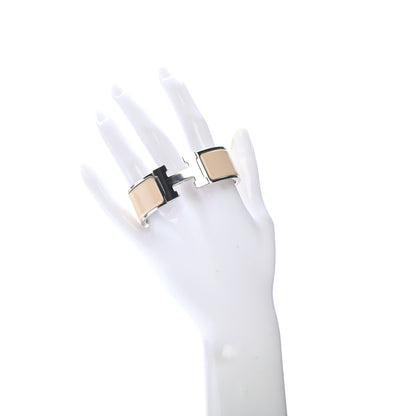 Hermes Enamel Wide Clic Clac H Bracelet PM Beige Nacre 2 of 4
