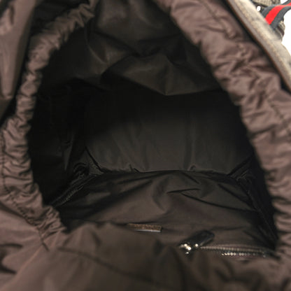 Gucci GG Supreme Monogram Web Backpack Beige Ebony 5 of 11