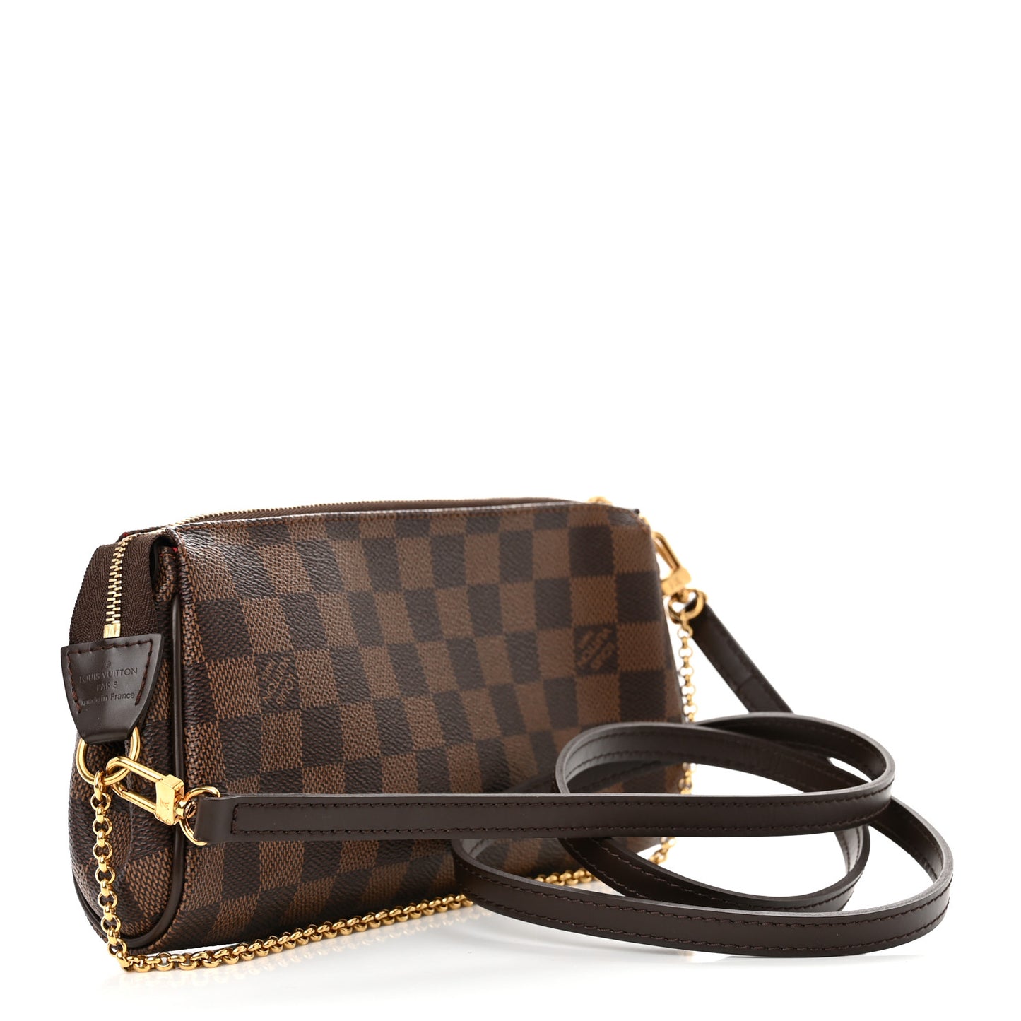 LOUIS VUITTON Damier Ebene Eva Clutch