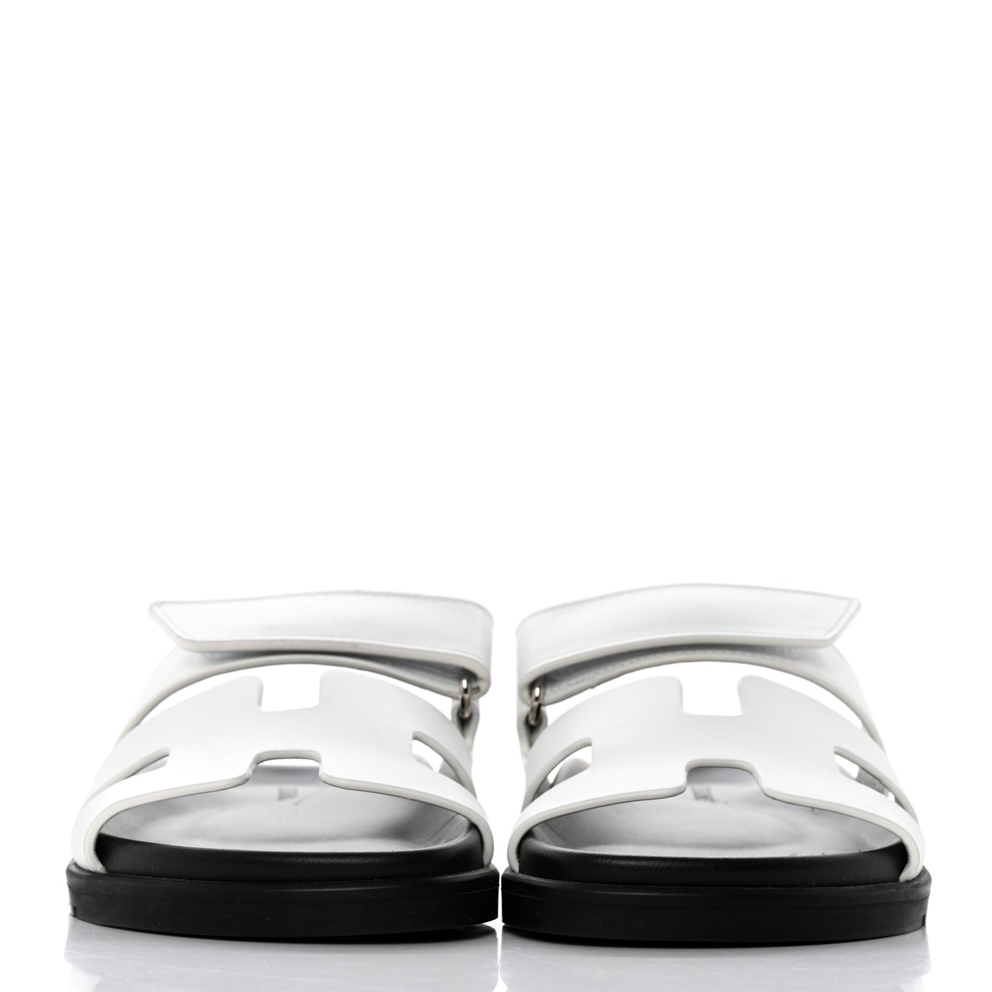 Calfskin Womens Chypre Sandals 35 White