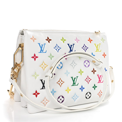 Louis Vuitton LV x TM Lambskin Embossed Monogram Coussin PM White Multicolor 2 of 9