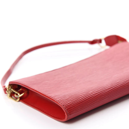 Louis Vuitton Epi Pochette Accessories 24 Castillan Red 6 of 11
