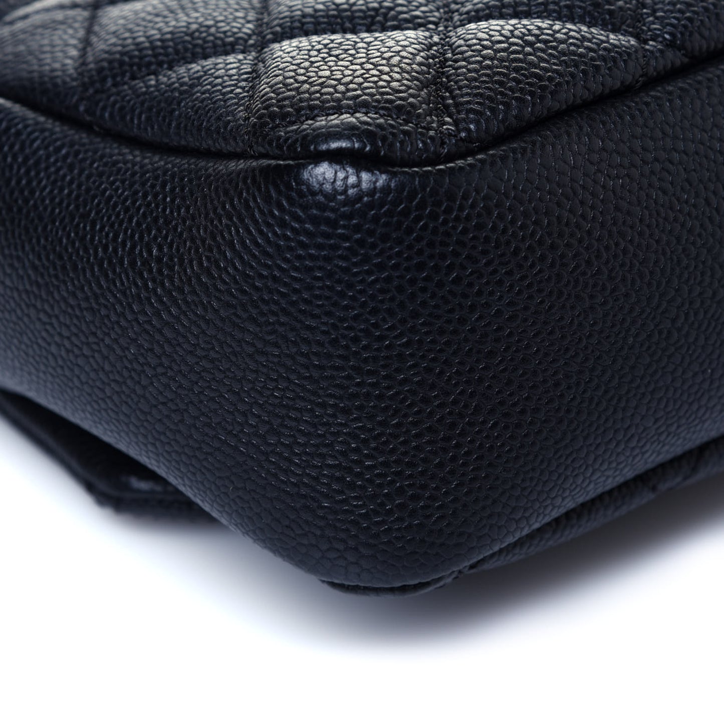 Caviar Quilted Jumbo Easy Flap Black